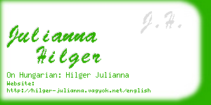 julianna hilger business card